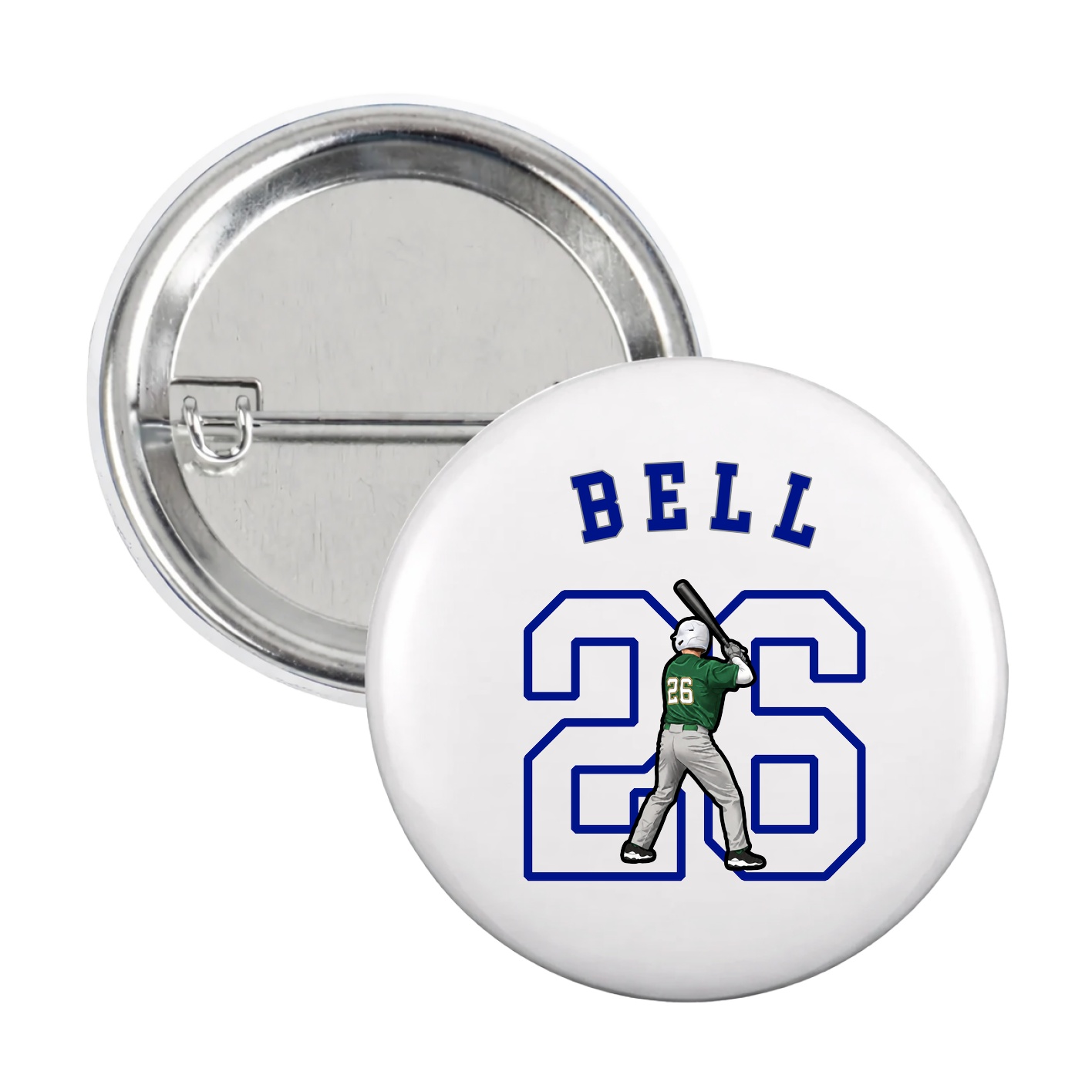 Game Day Button — Shirsey Arch in White