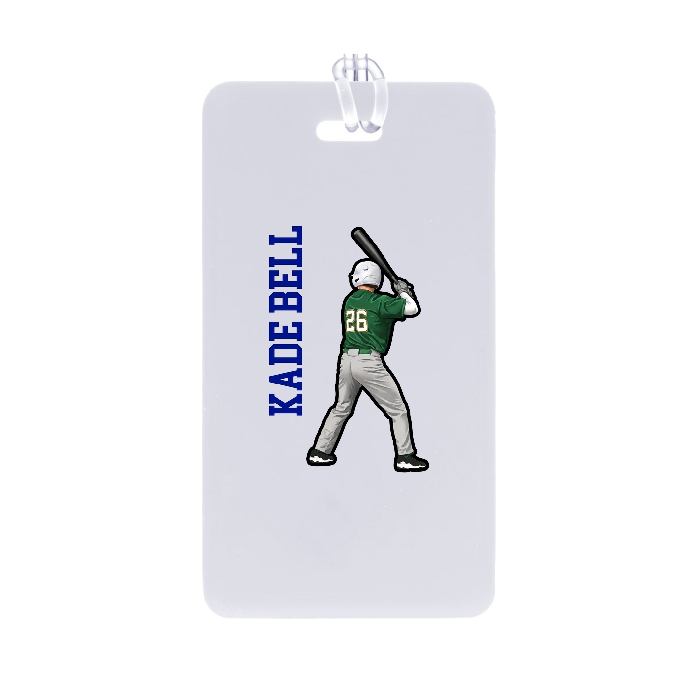 Bag Tag — Name Vertical in Classic