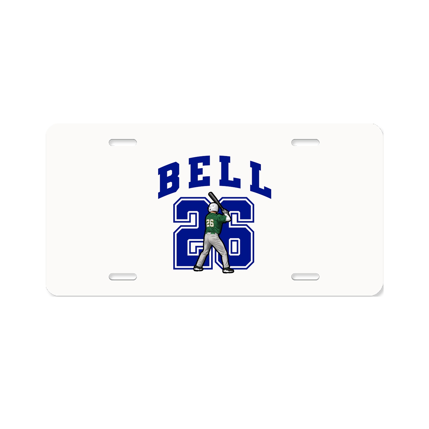 License Plate — Number in Classic