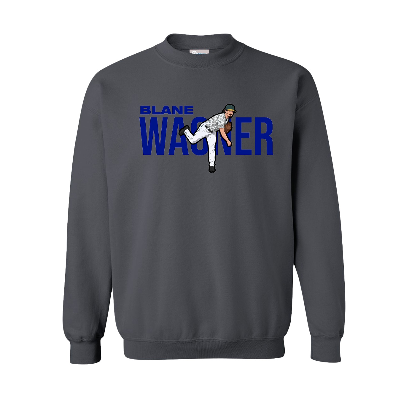 Fleece Crew — Player Name in Grey