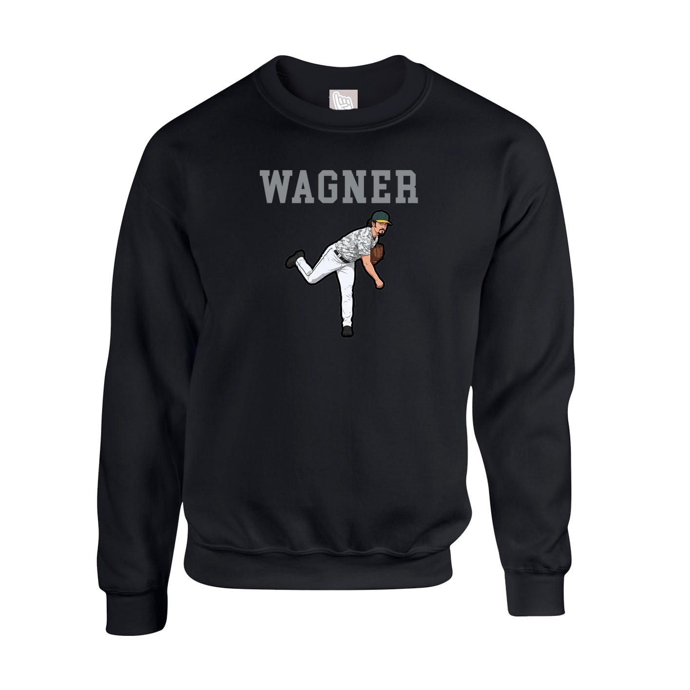 Fleece Crew — Shirsey in Black
