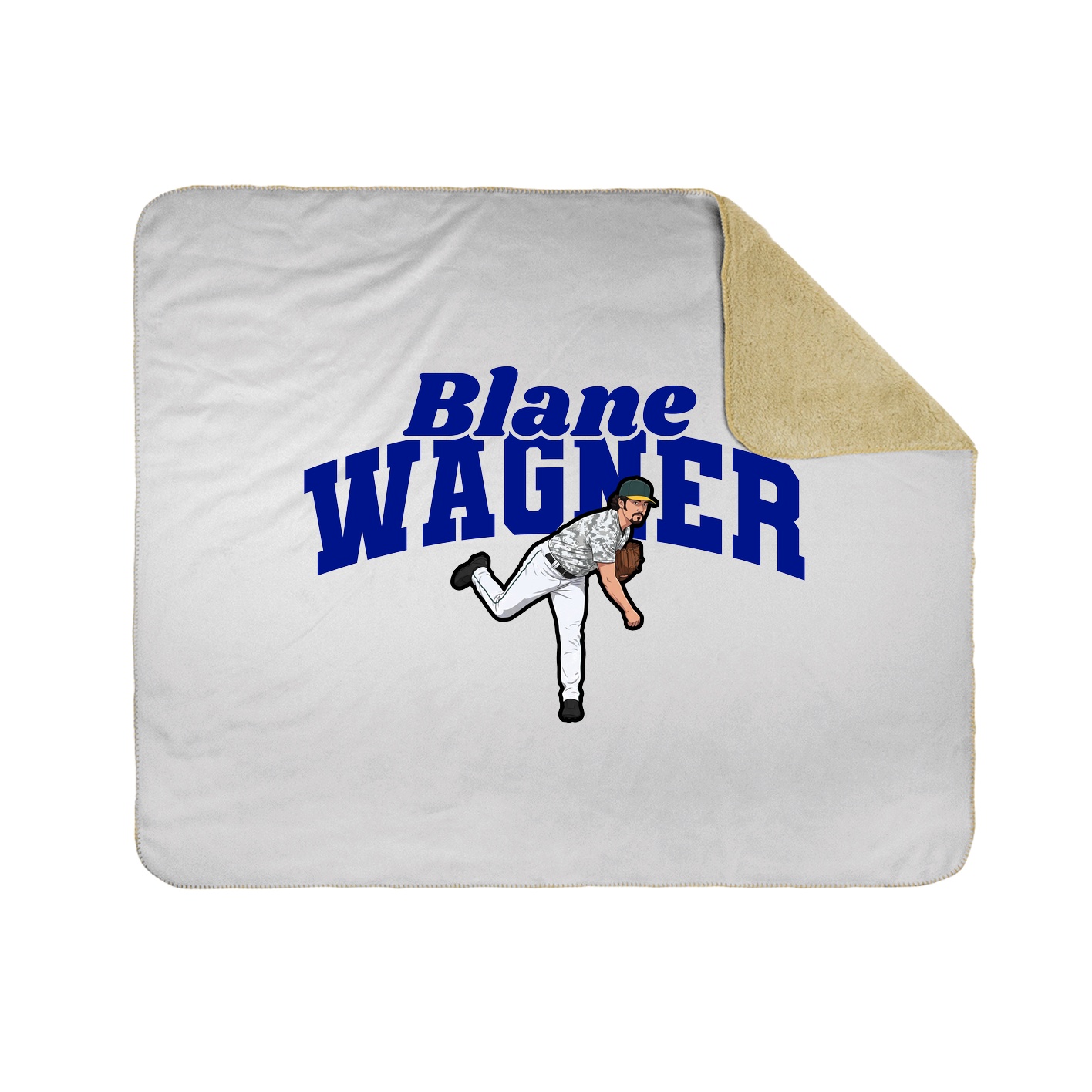 Throw Blanket — Signature Arch in White