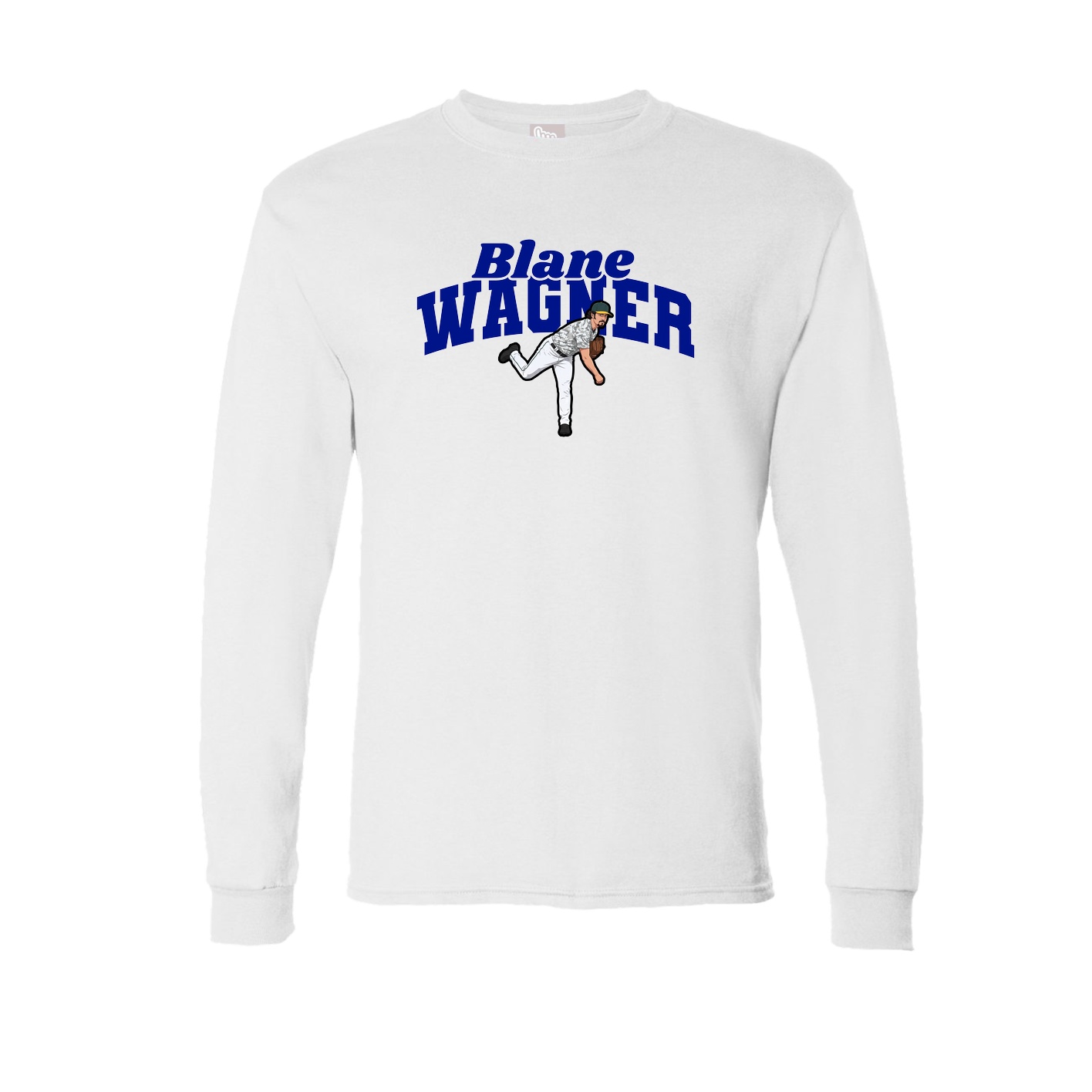 Long Sleeve Tee — Signature Arch in White