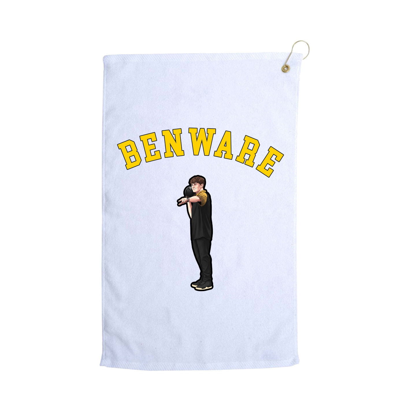 Golf Towel — Shirsey Arch in White