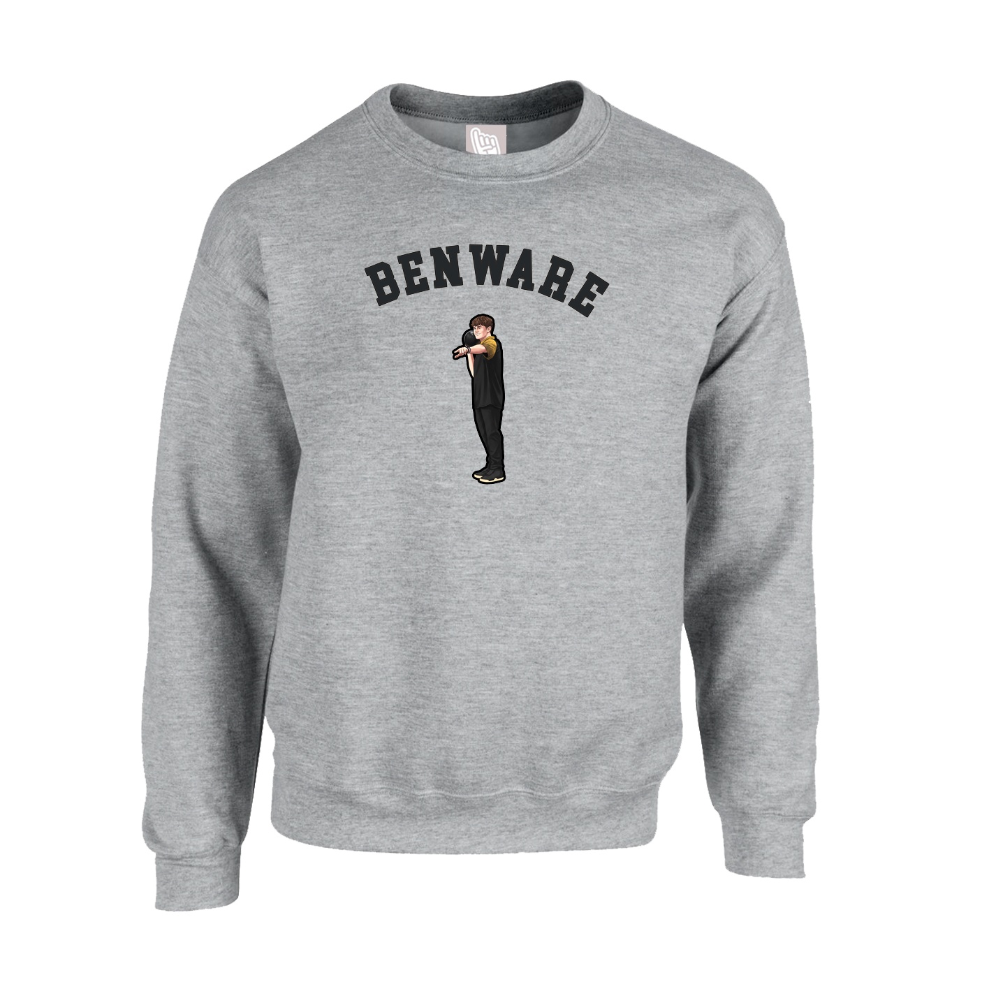 Fleece Crew — Shirsey Arch in Grey