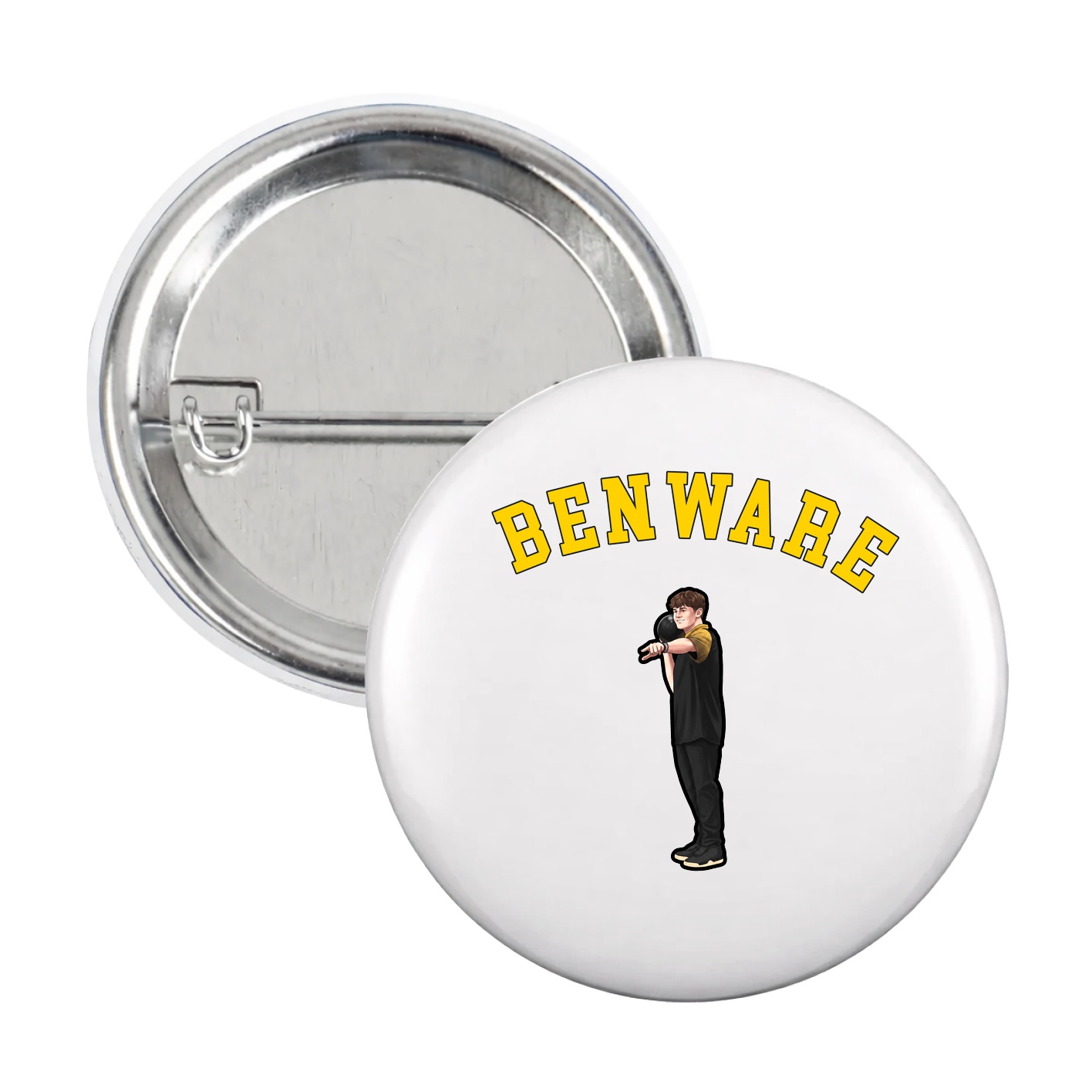 Game Day Button — Shirsey Arch in White