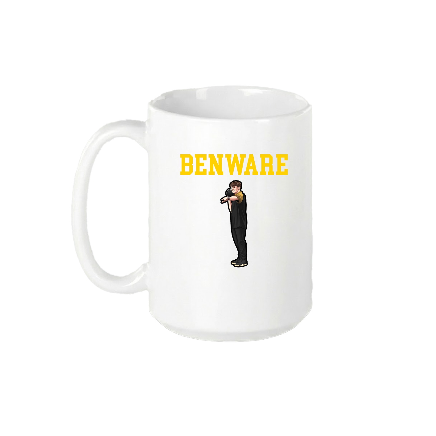 15oz Coffee Mug — Shirsey in White