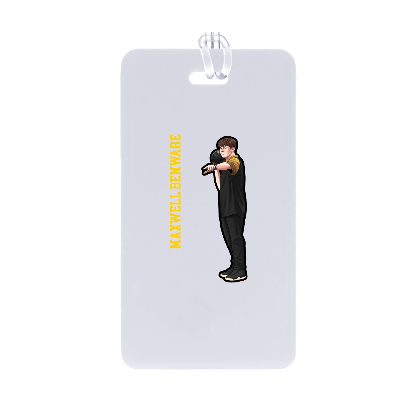 Bag Tag — Name Vertical in Classic