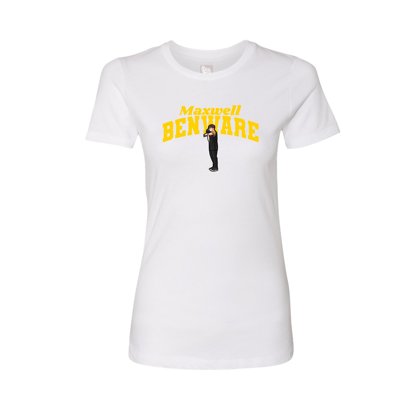 Womens Tee — Signature Arch in White