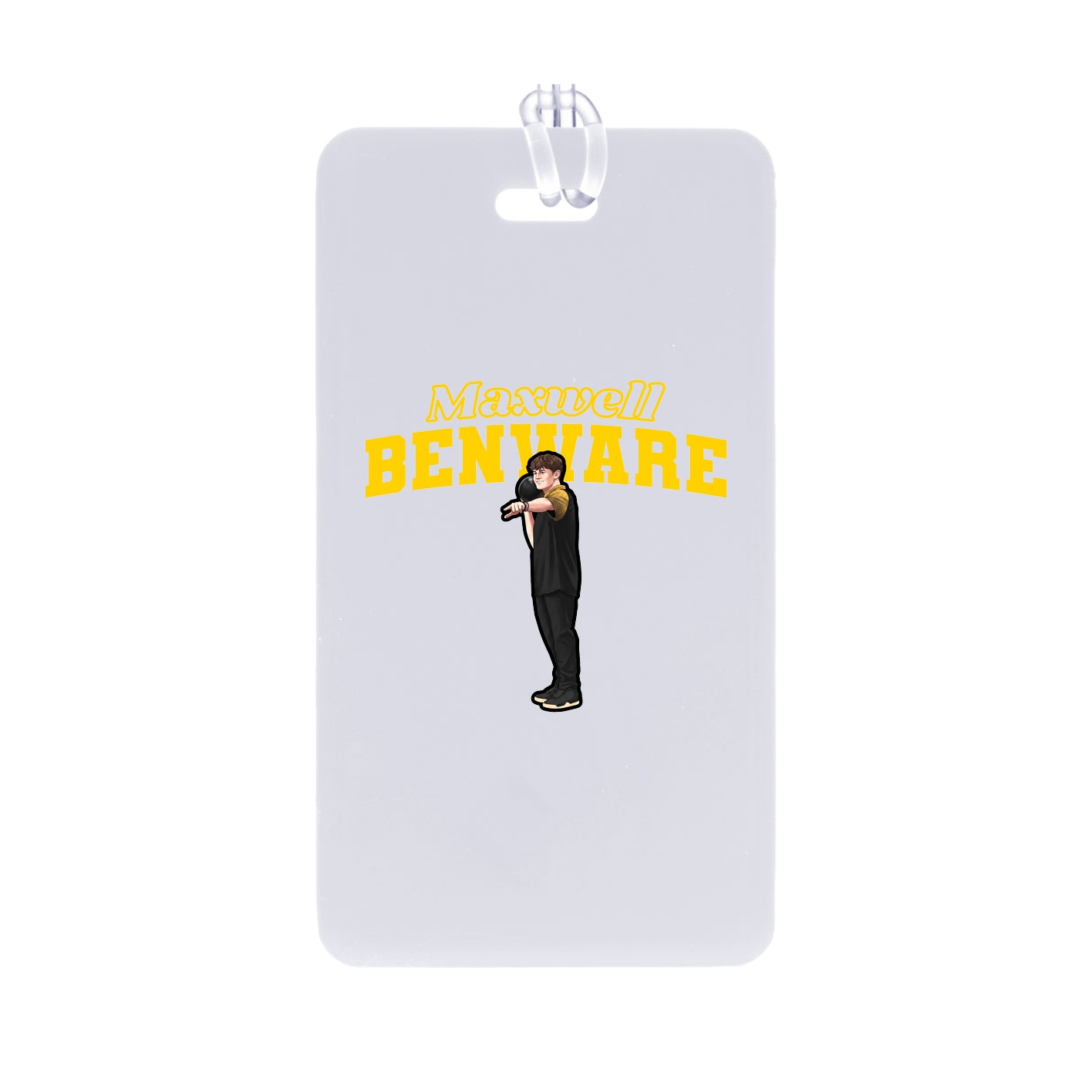 Bag Tag — Name Arch in Classic