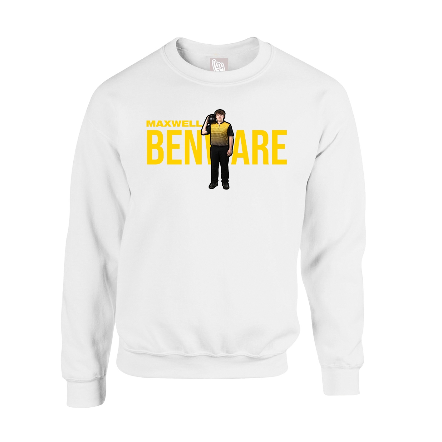 Fleece Crew — Player Name in White