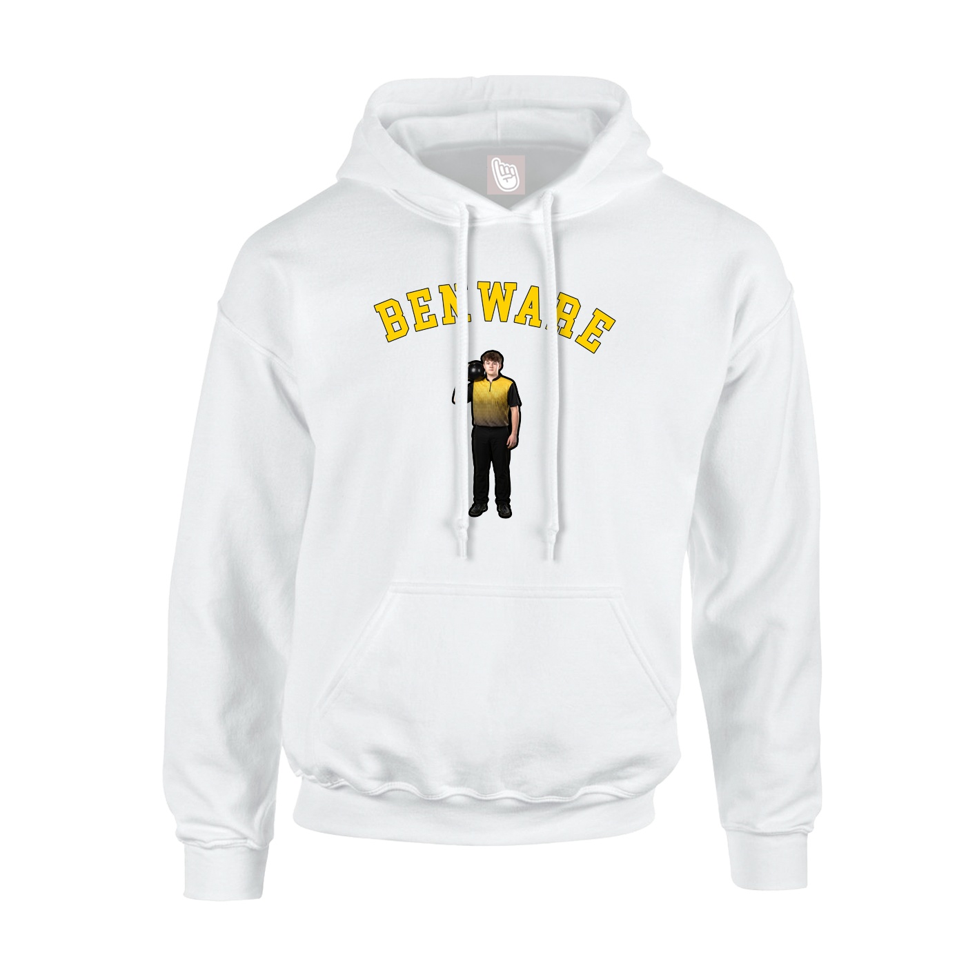 Hoodie — Shirsey Arch in White