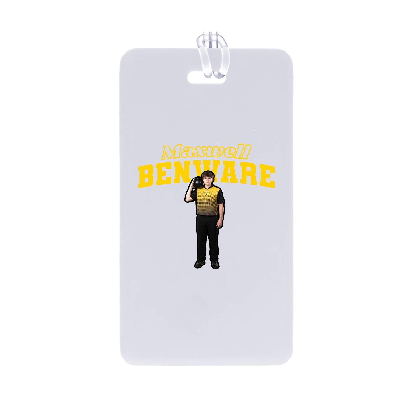 Bag Tag — Name Arch in Classic