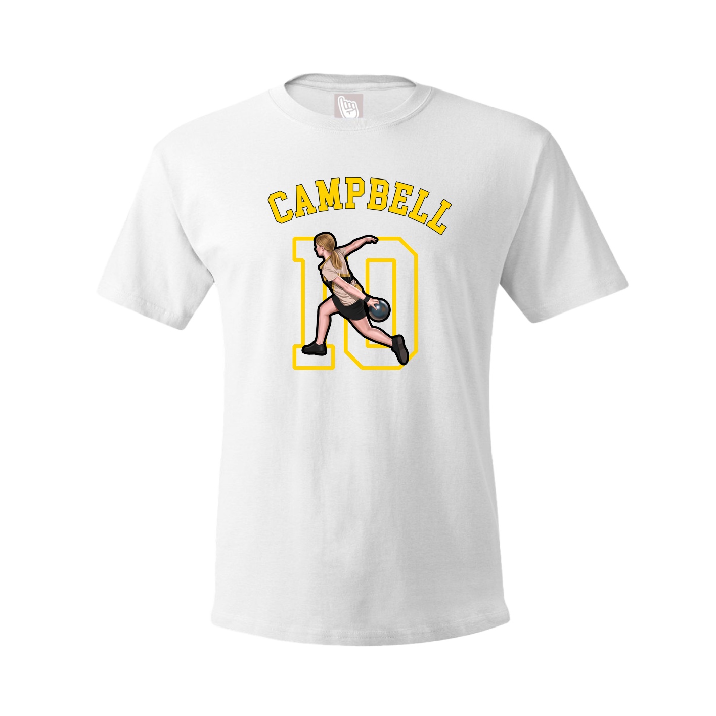 Youth Tee — Shirsey Arch in White