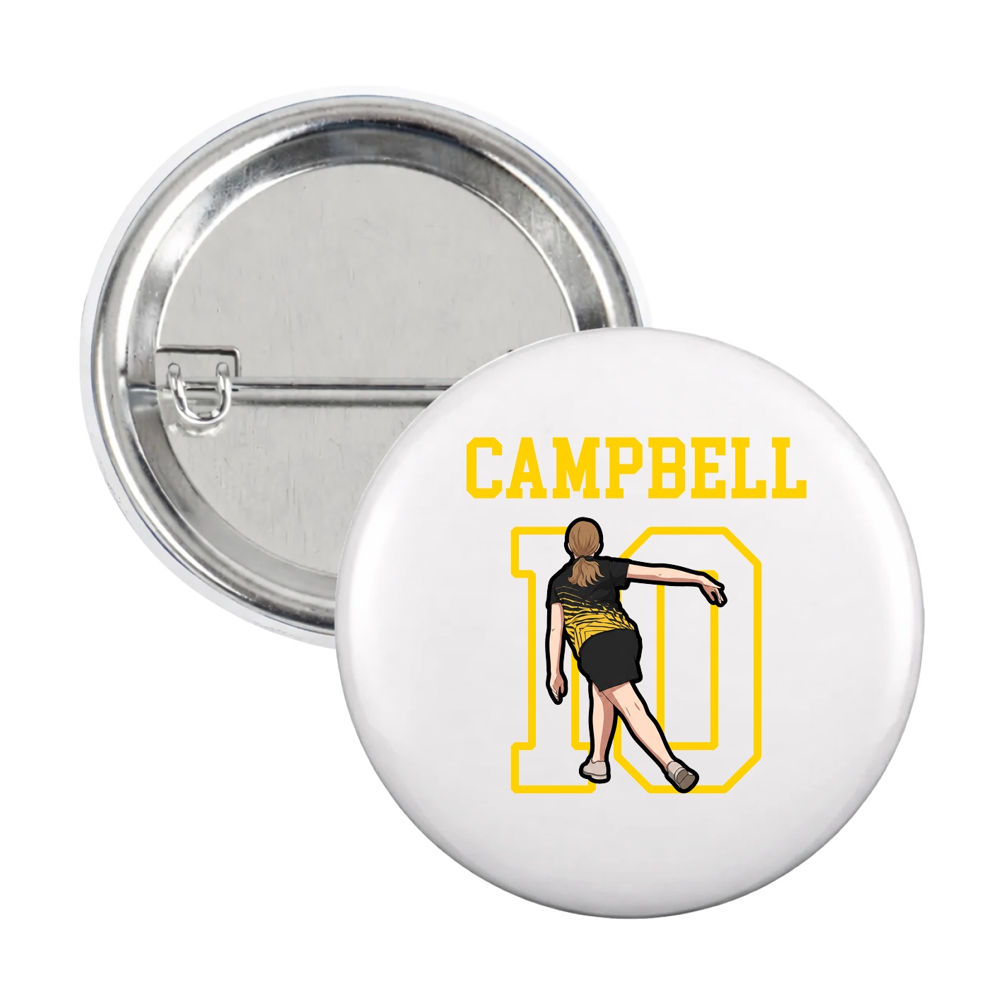 Game Day Button — Shirsey in White