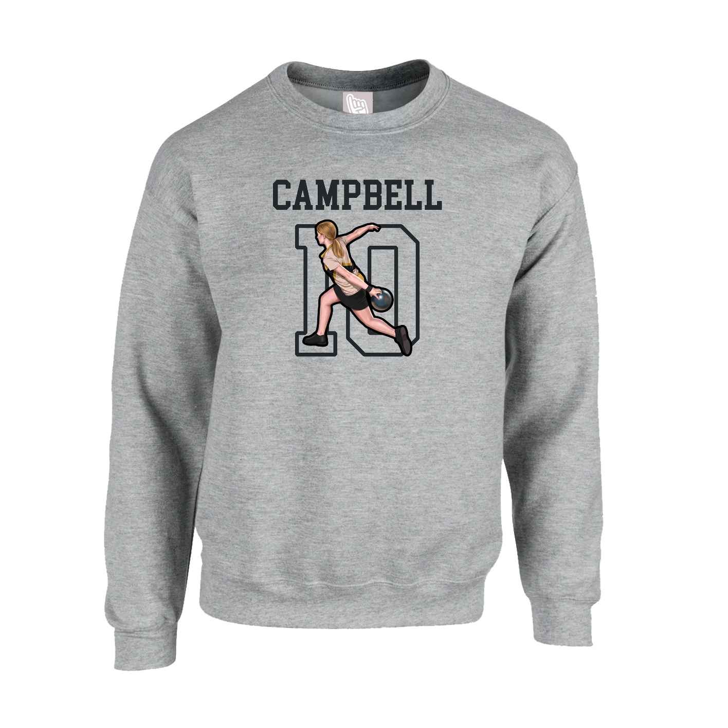Fleece Crew — Shirsey in Grey