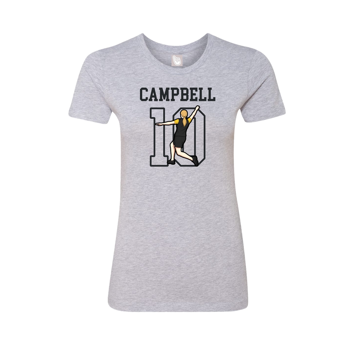 Fitted Women's Tee — Shirsey in Grey