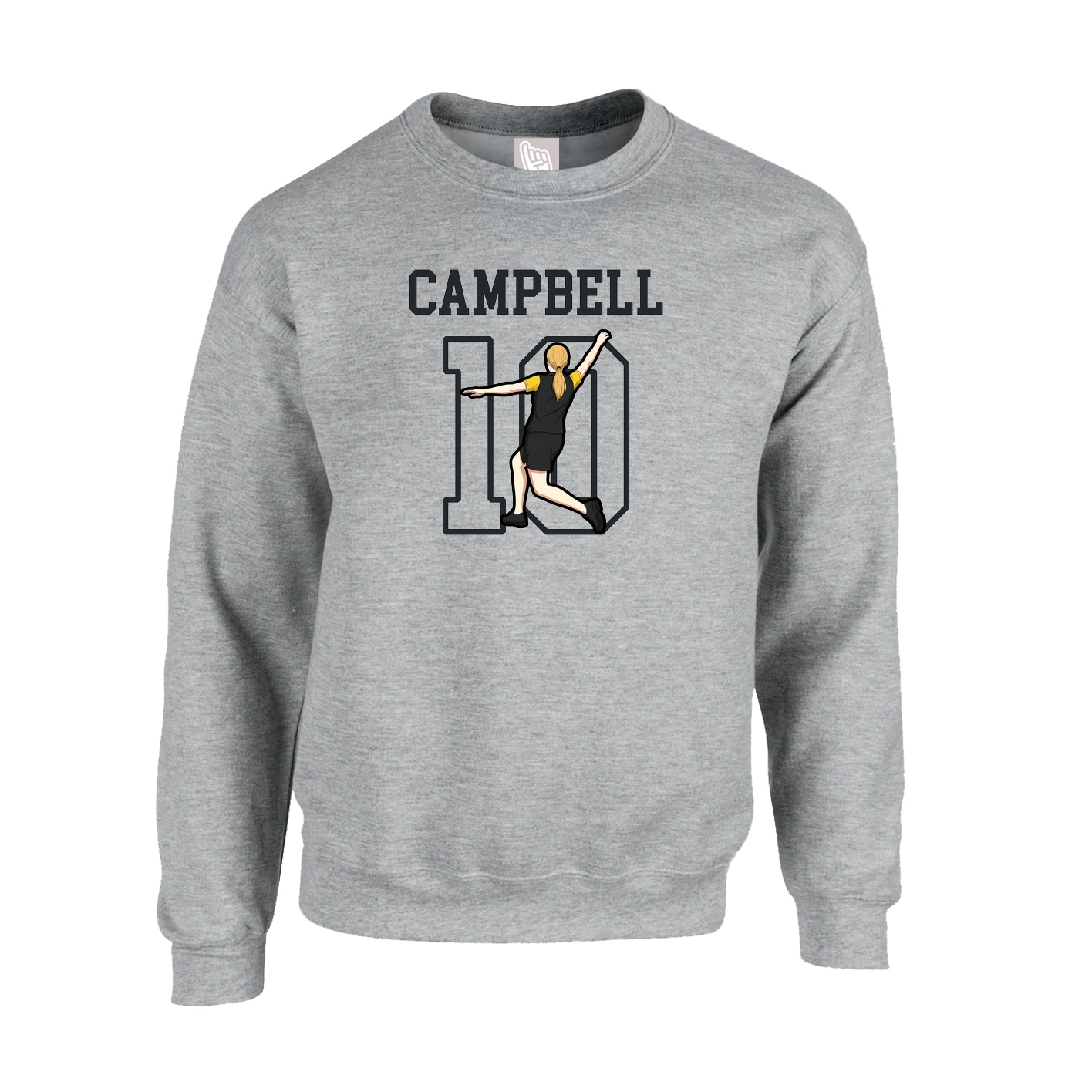 Fleece Crew — Shirsey in Grey