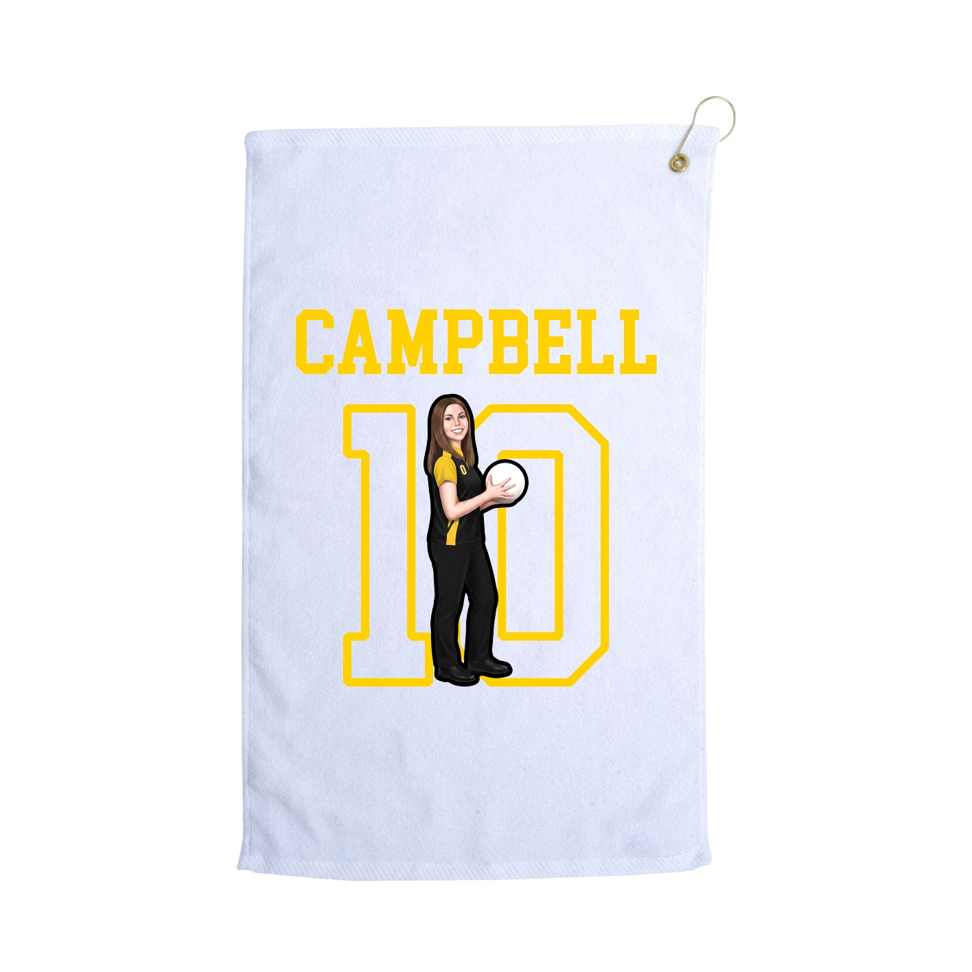 Golf Towel — Shirsey in White