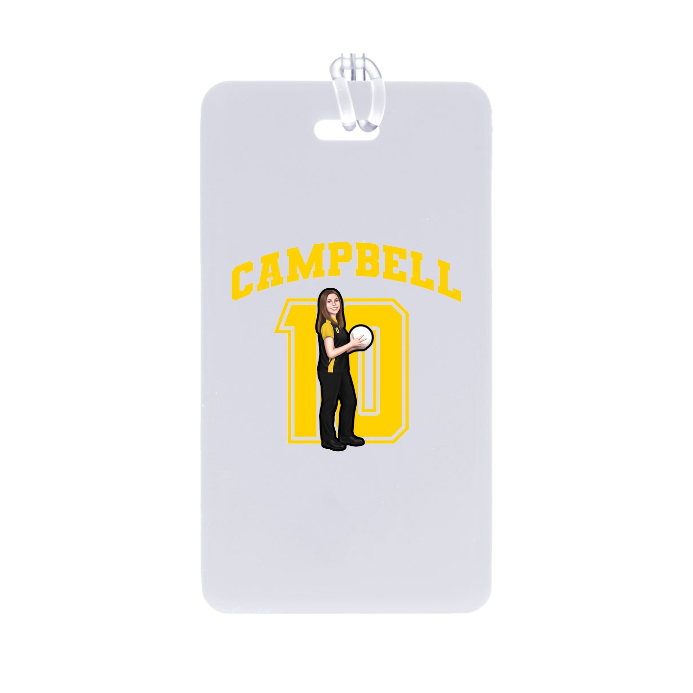 Bag Tag — Number in Classic