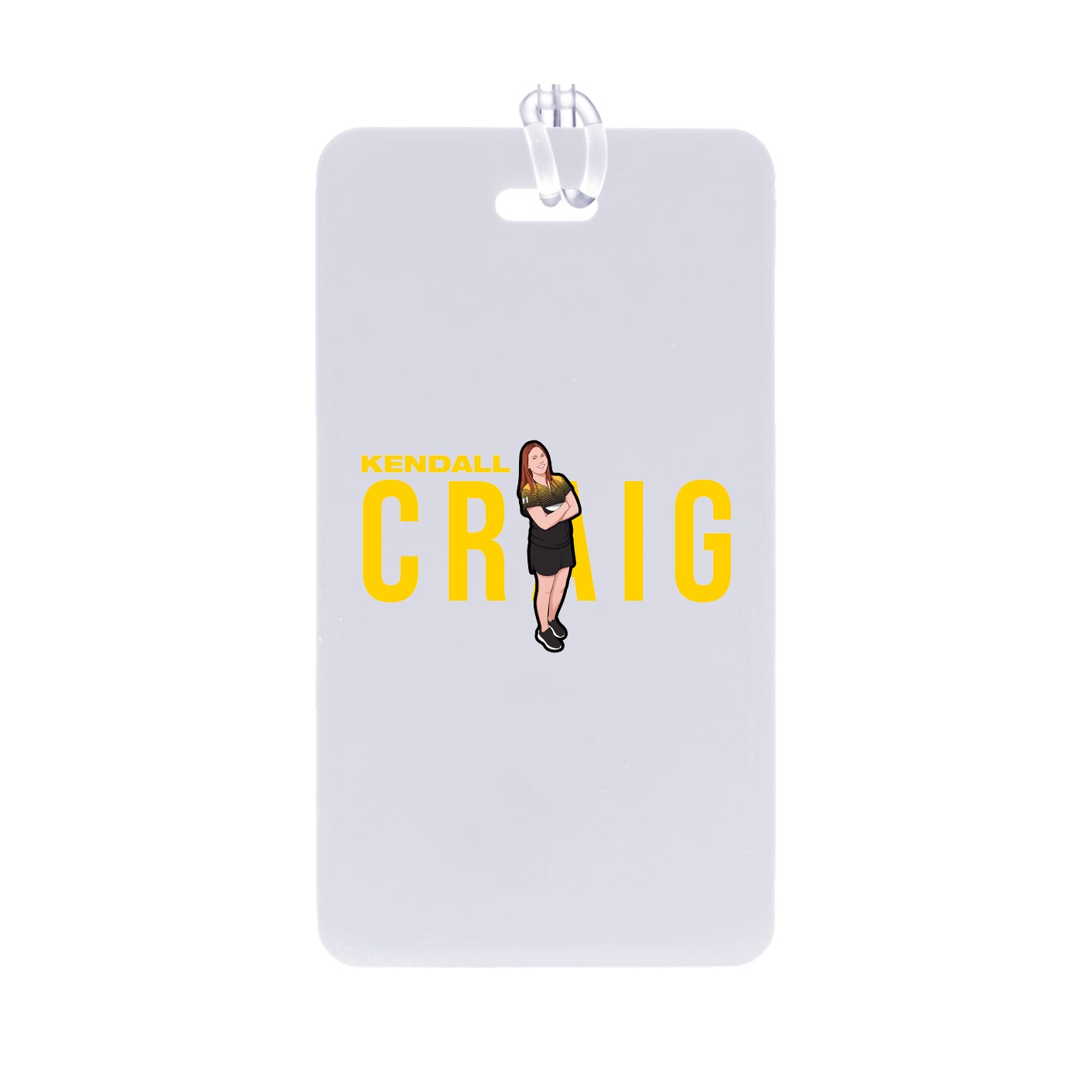 Bag Tag — Player Name in Classic