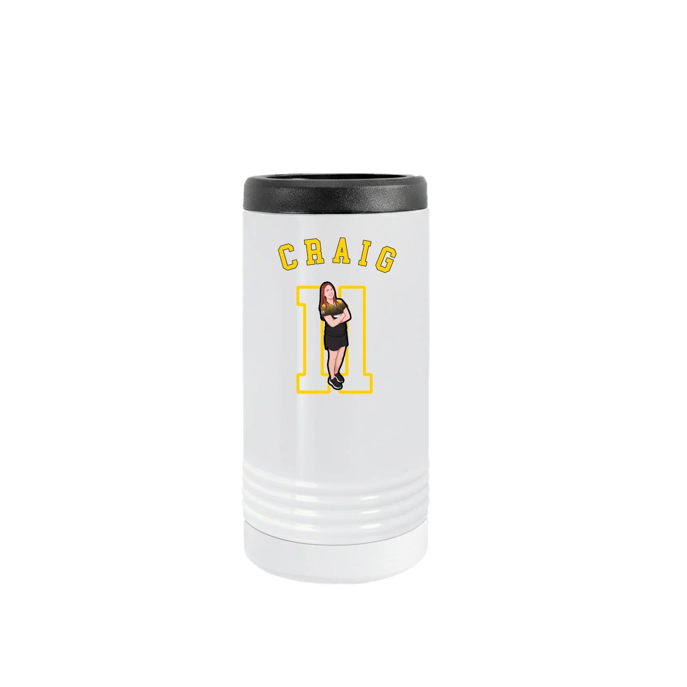Slim Beverage Holder — Shirsey Arch in White