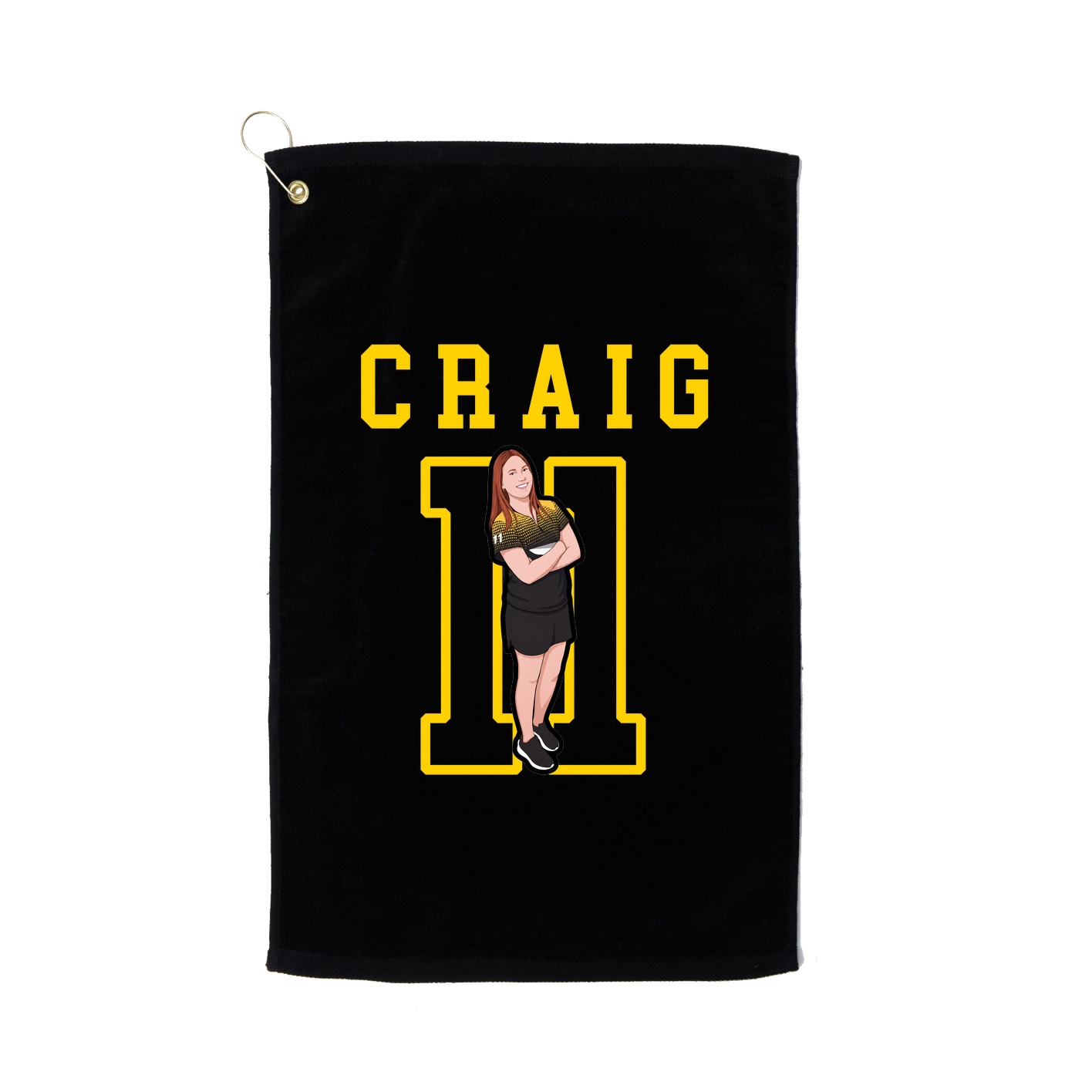 Golf Towel — Shirsey in Black