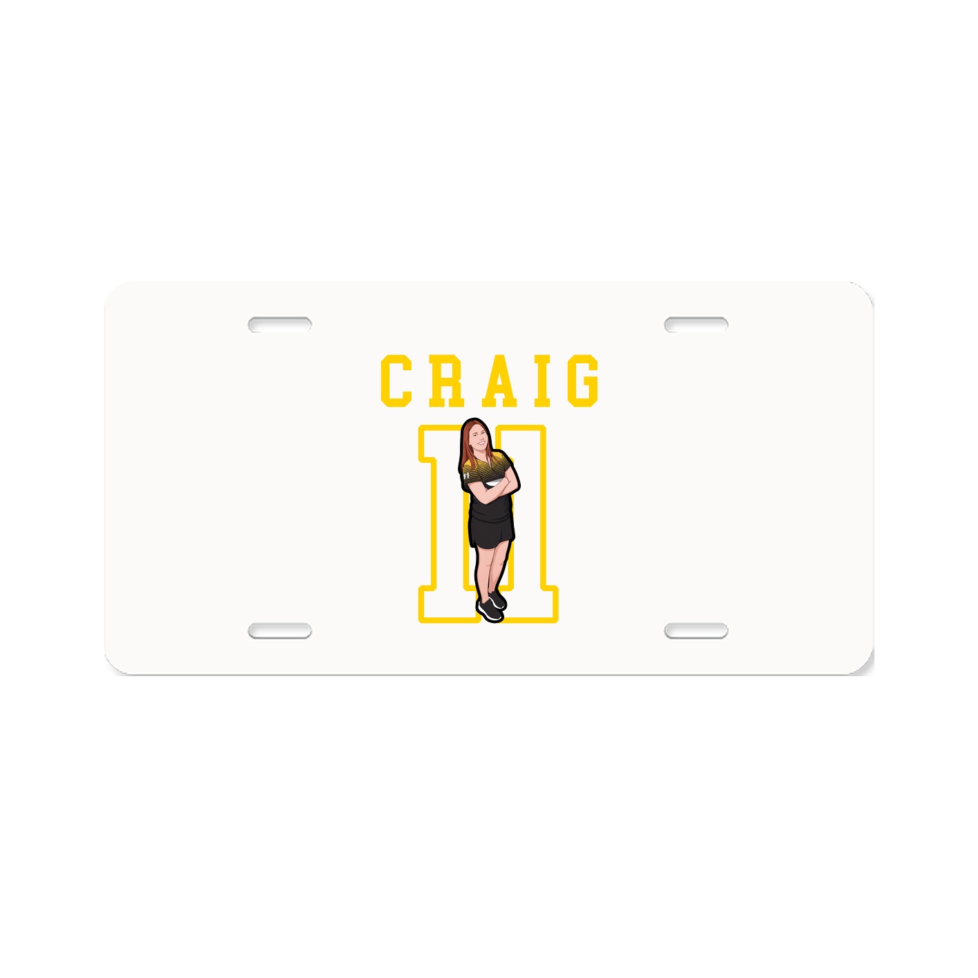 License Plate — Shirsey in Classic