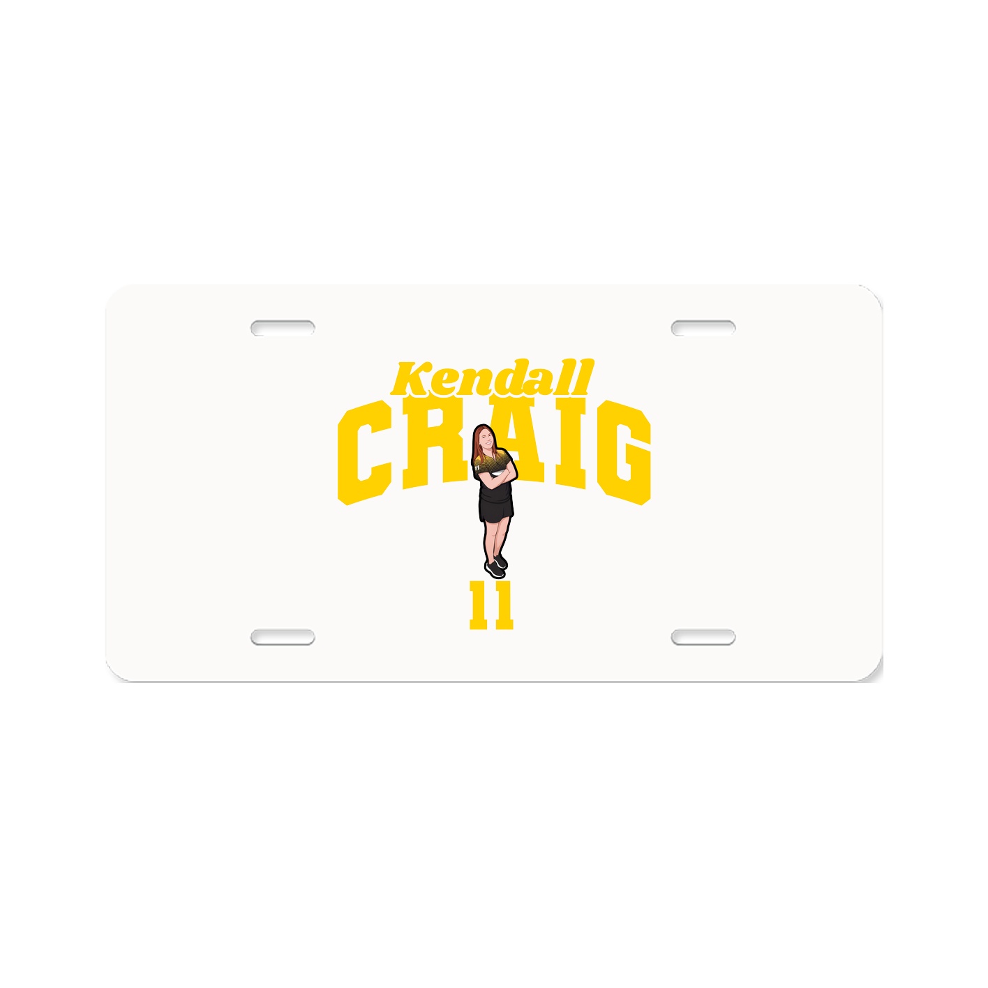 License Plate — Signature Arch in Classic