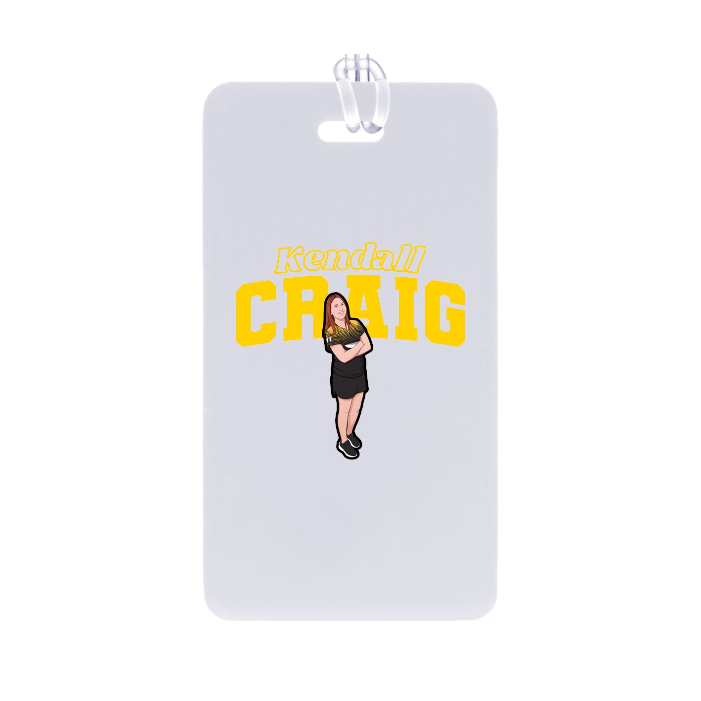 Bag Tag — Name Arch in Classic