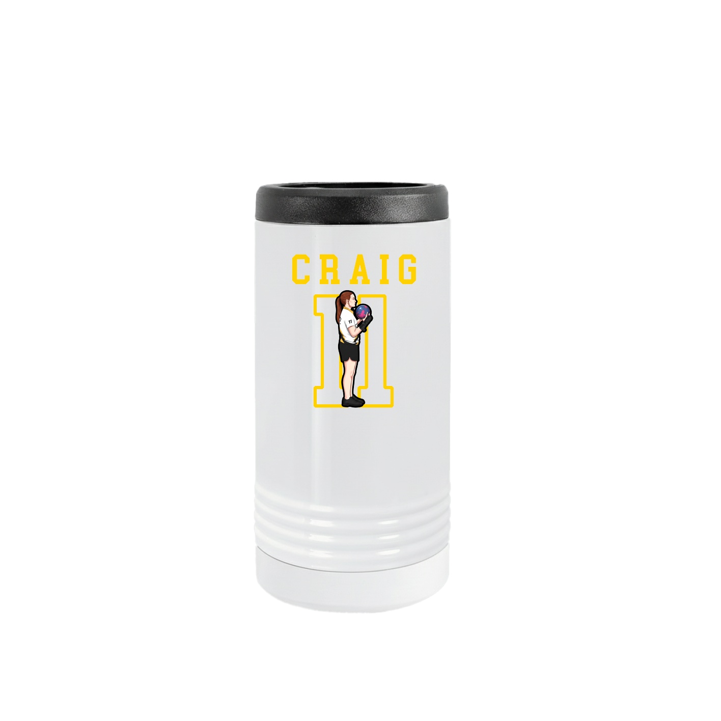Slim Beverage Holder — Shirsey in White