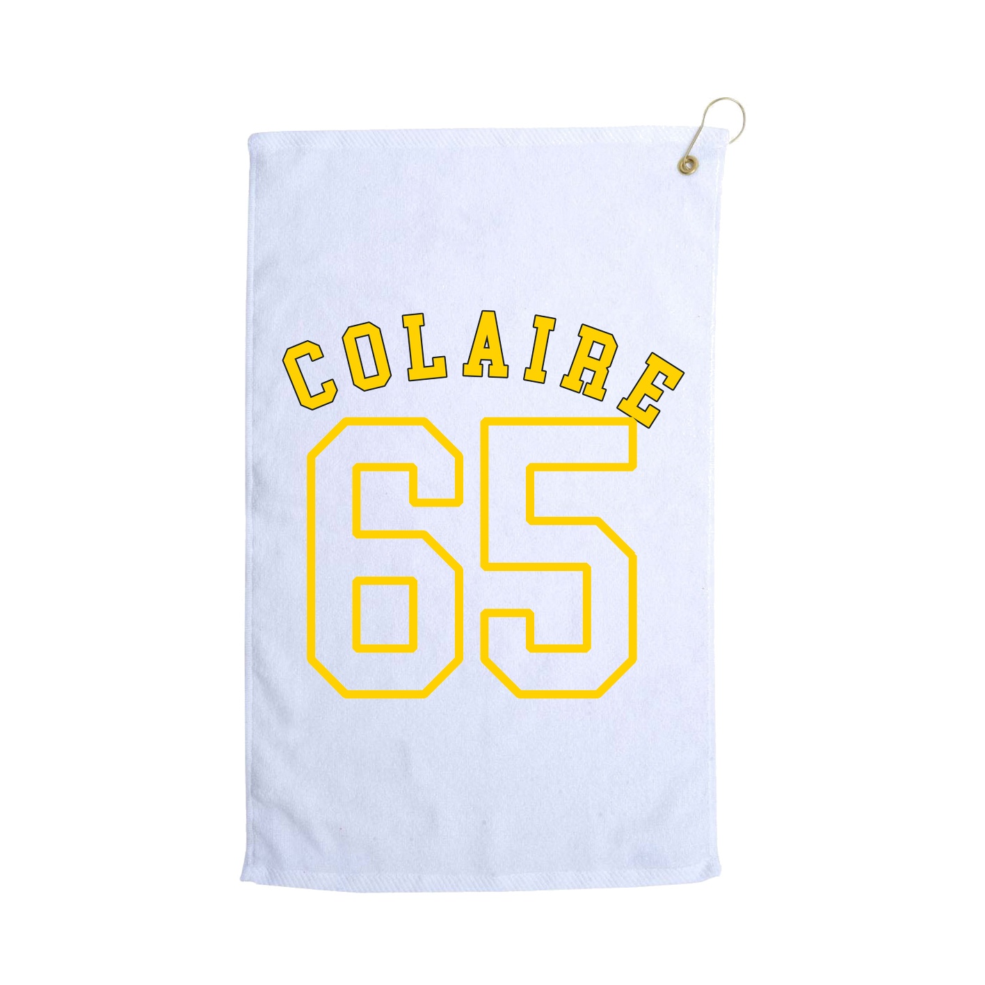 Golf Towel — Shirsey Arch in White
