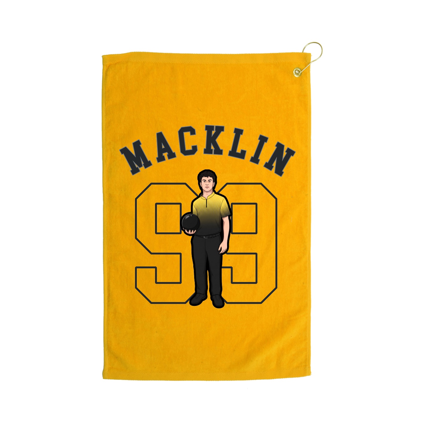 Golf Towel — Shirsey Arch in Gold
