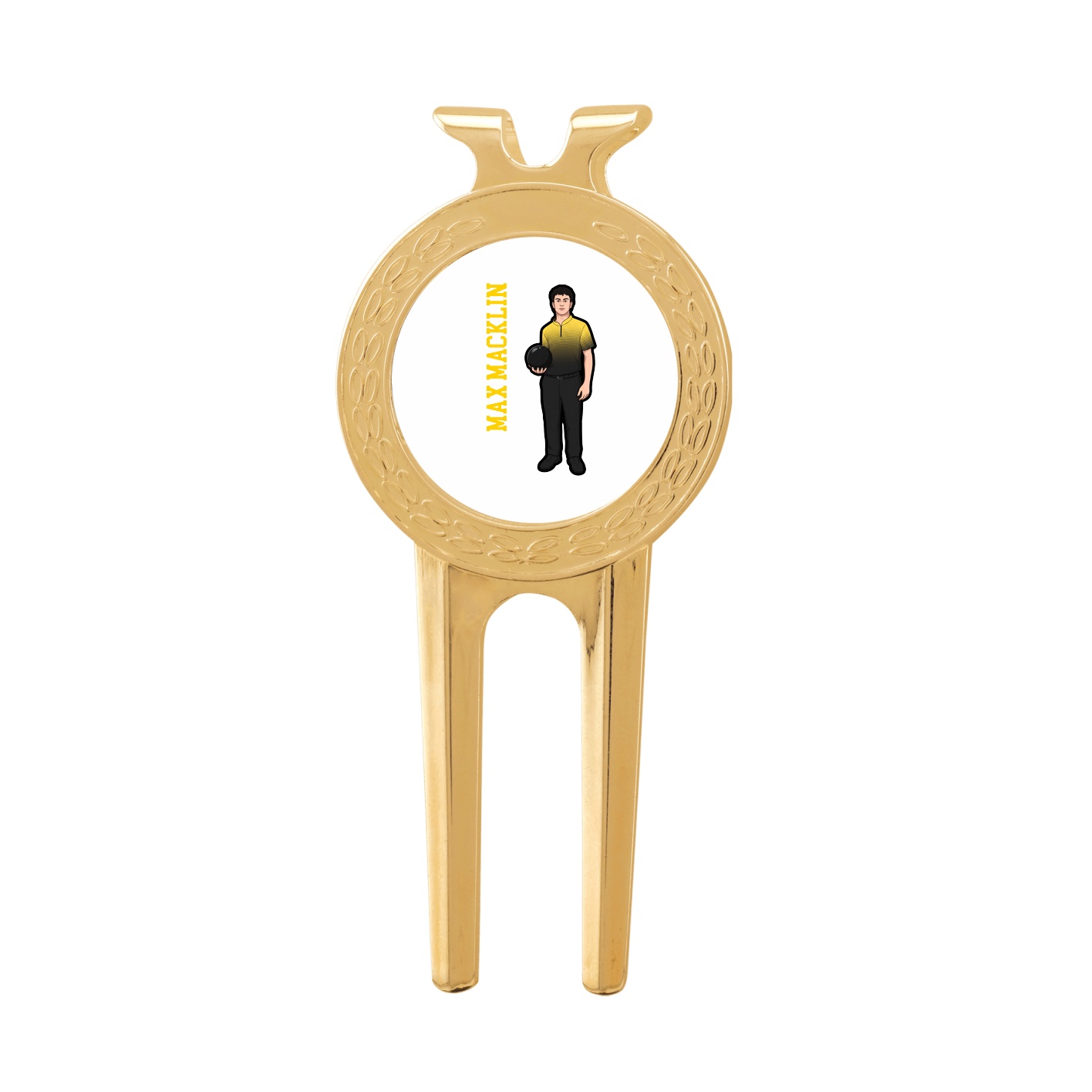 Divot Tool with Ball Marker — Name Vertical in Classic