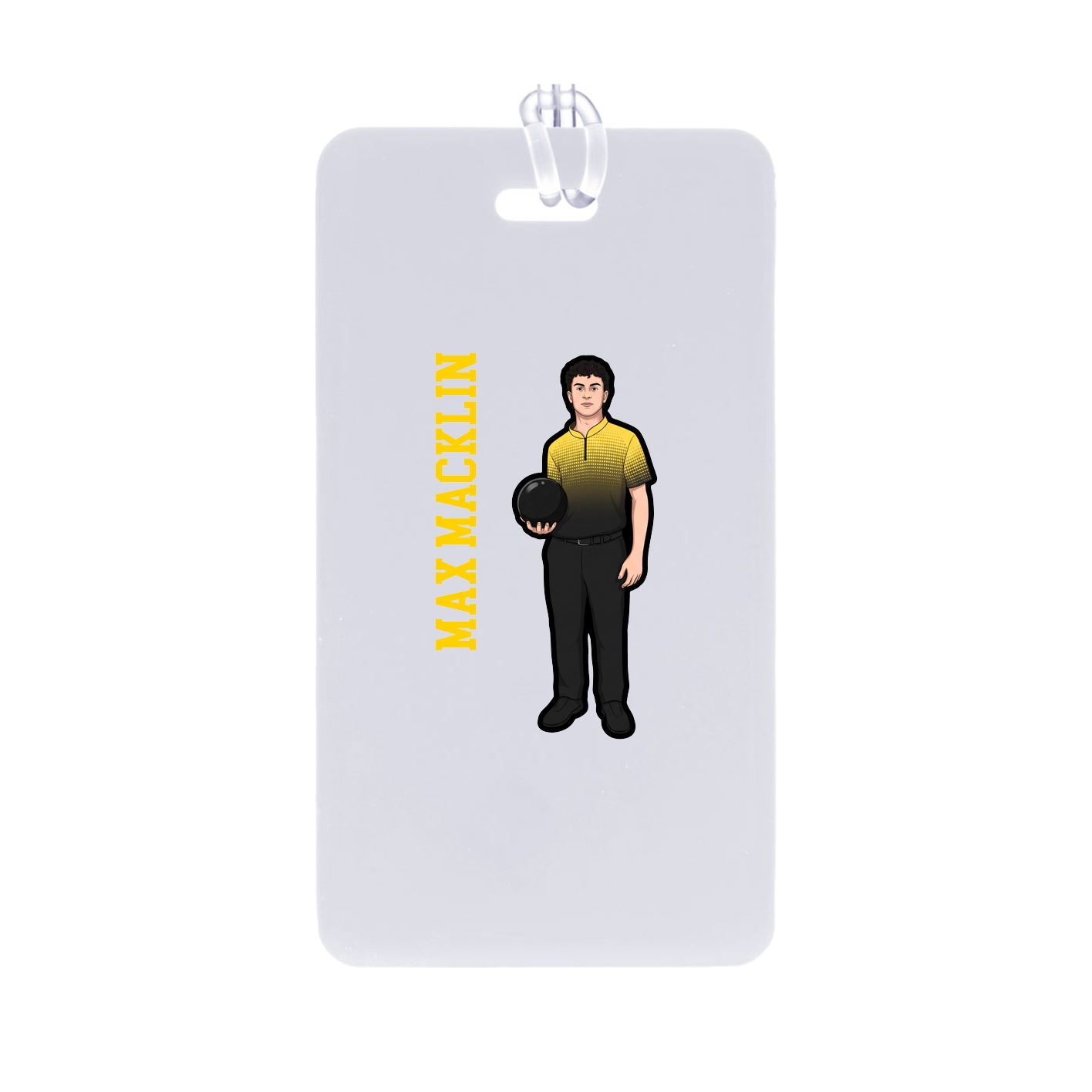Bag Tag — Name Vertical in Classic
