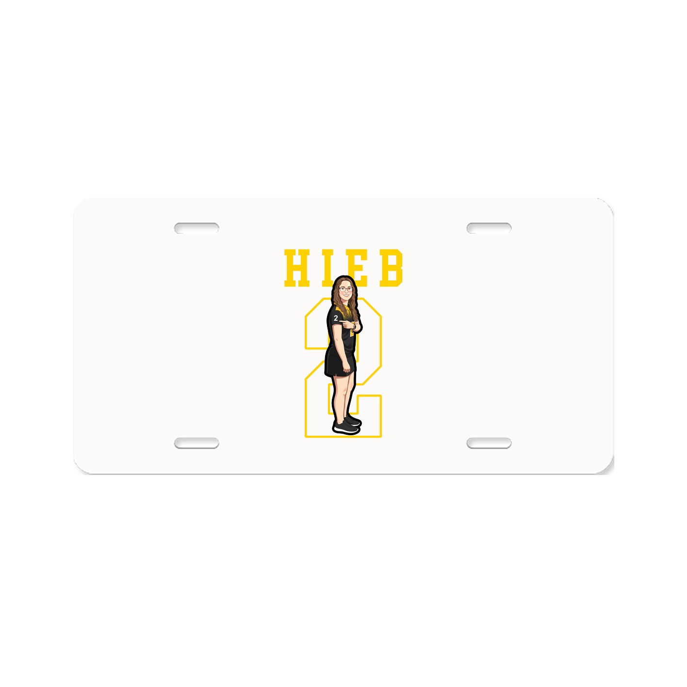 License Plate — Shirsey in Classic