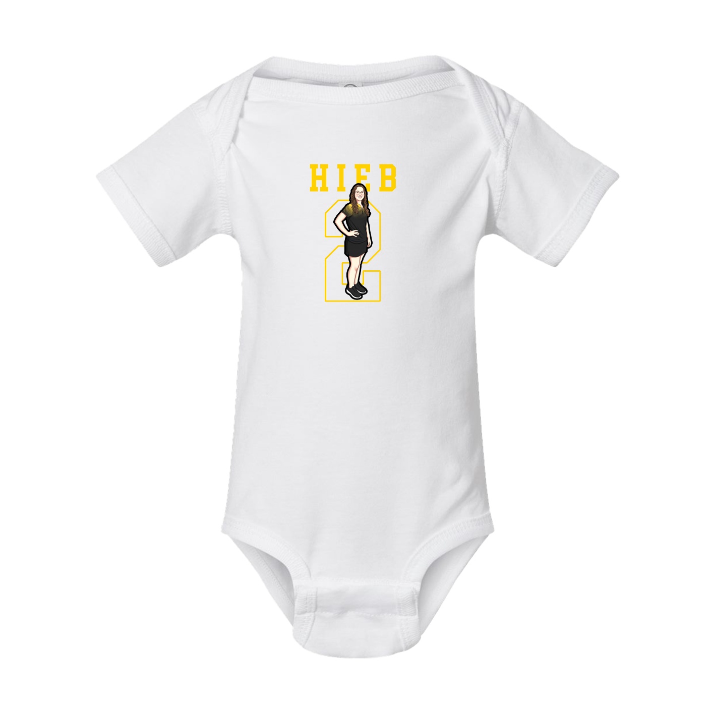 Baby Onesie — Shirsey in White