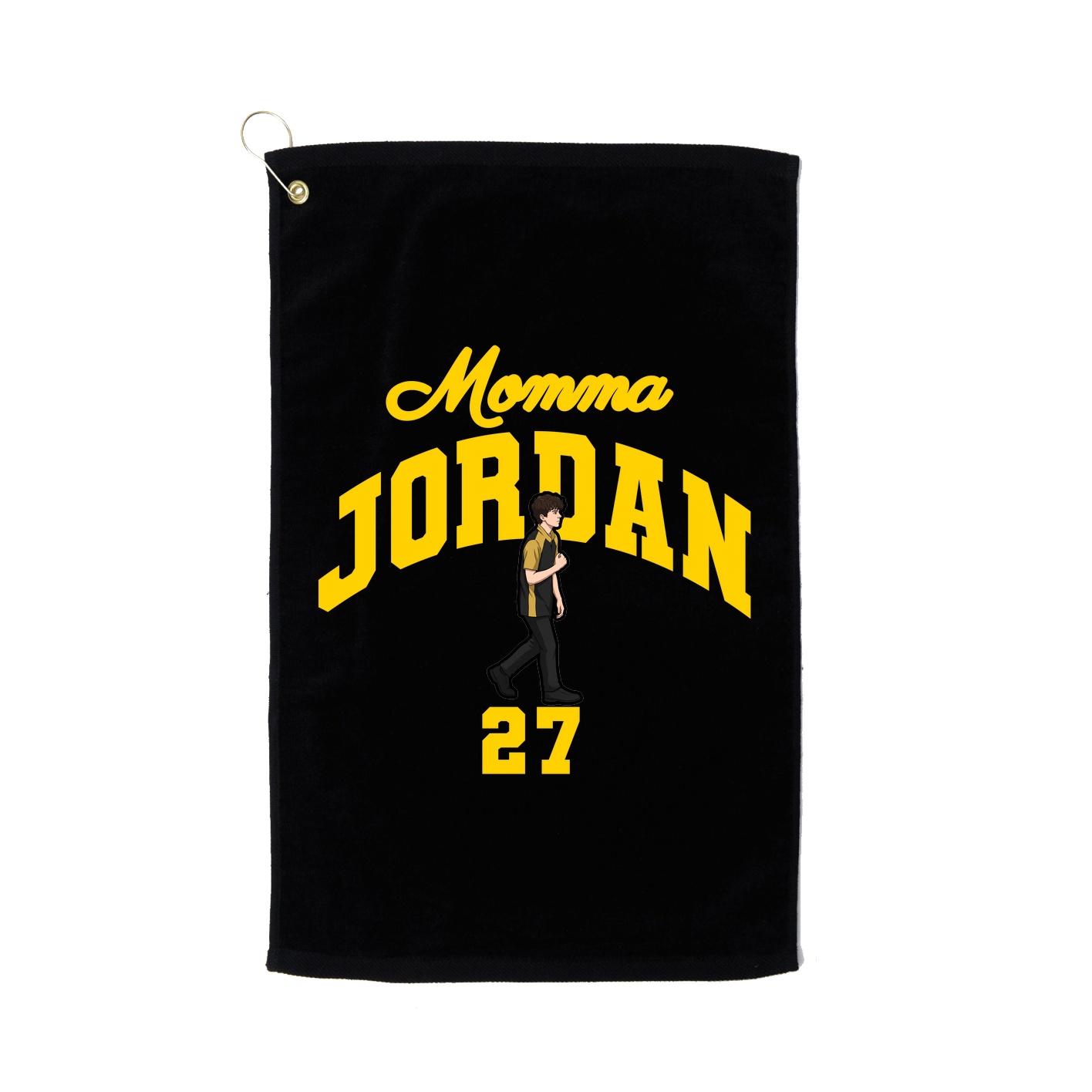 Golf Towel — Mothers Day Arch in Black