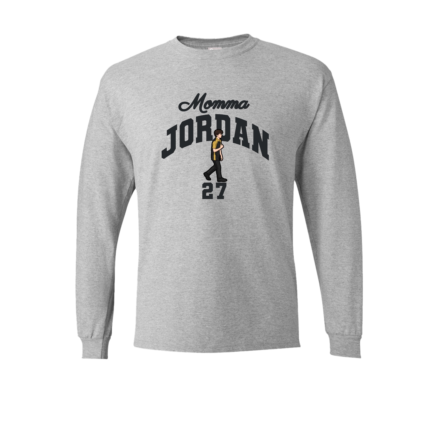 Long Sleeve Tee — Mothers Day Arch in Grey