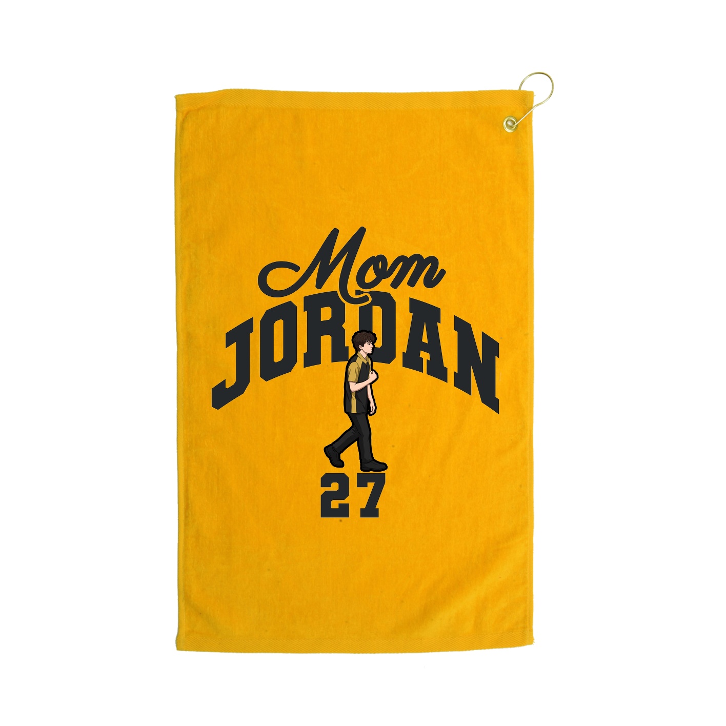 Golf Towel — Mothers Day Arch in Gold