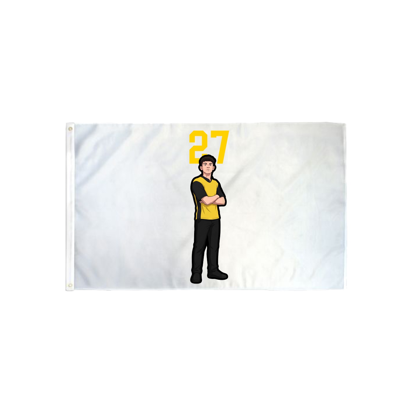3x5 Flag — Number Top in Classic