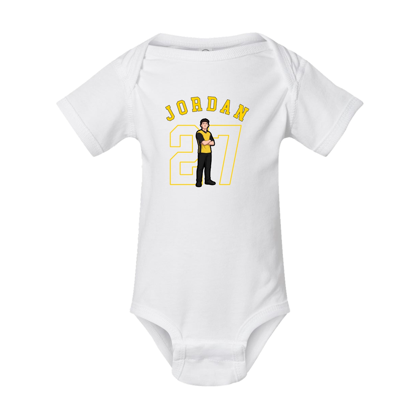 Baby Onesie — Shirsey Arch in White