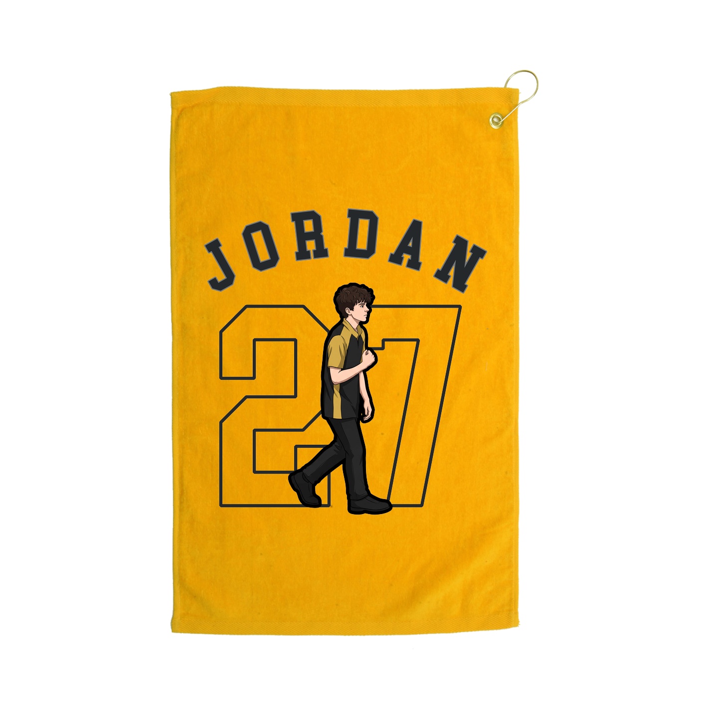 Golf Towel — Shirsey Arch in Gold
