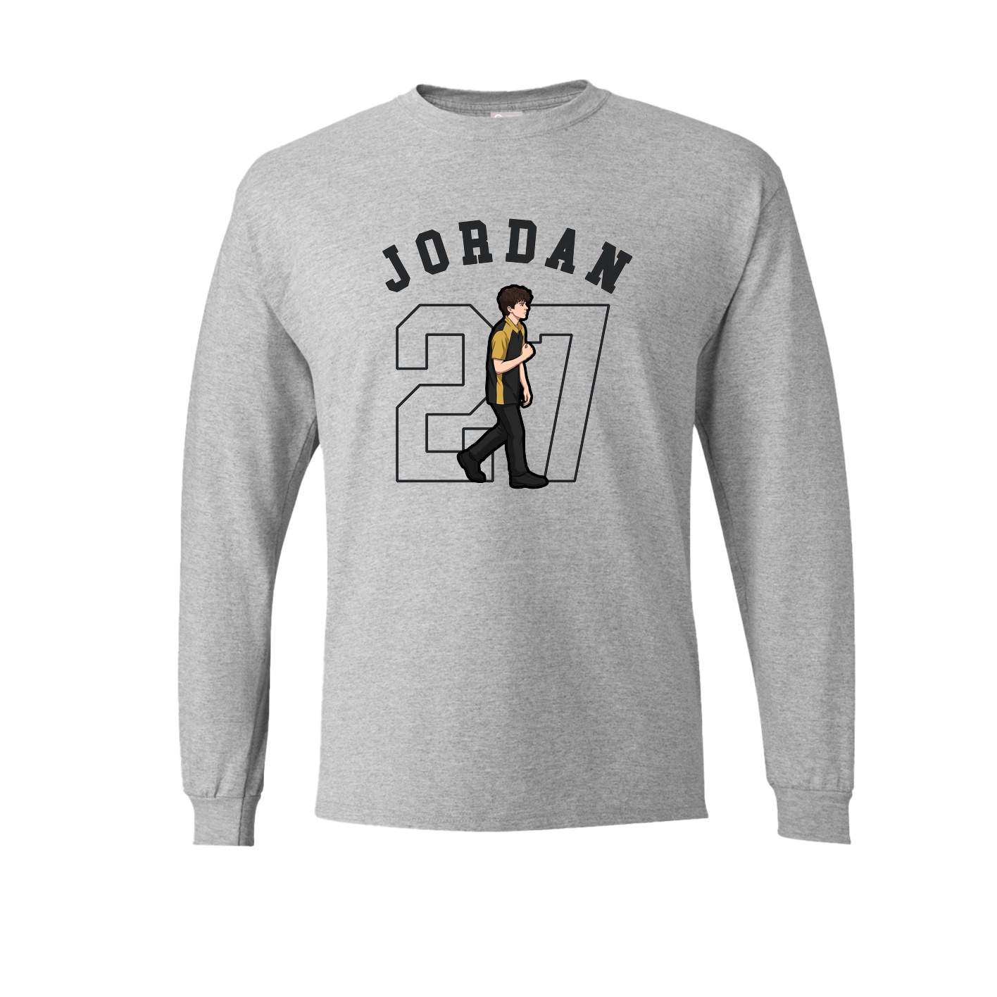 Long Sleeve Tee — Shirsey Arch in Grey