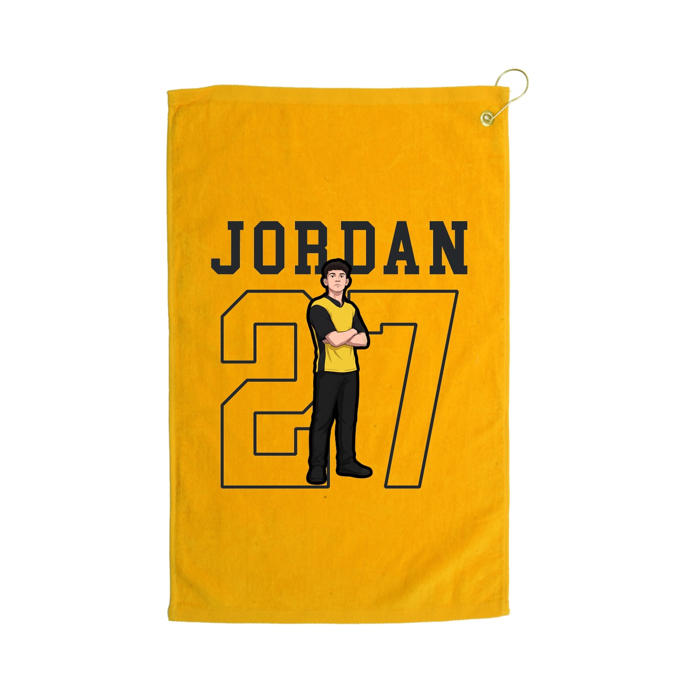 Golf Towel — Shirsey in Gold