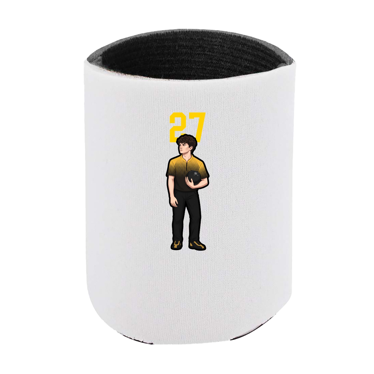 Can Holder — Number Top in White