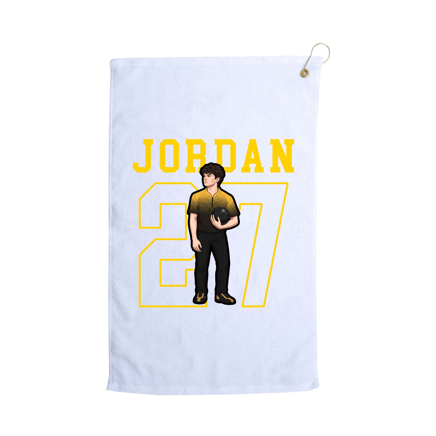 Golf Towel — Shirsey in White