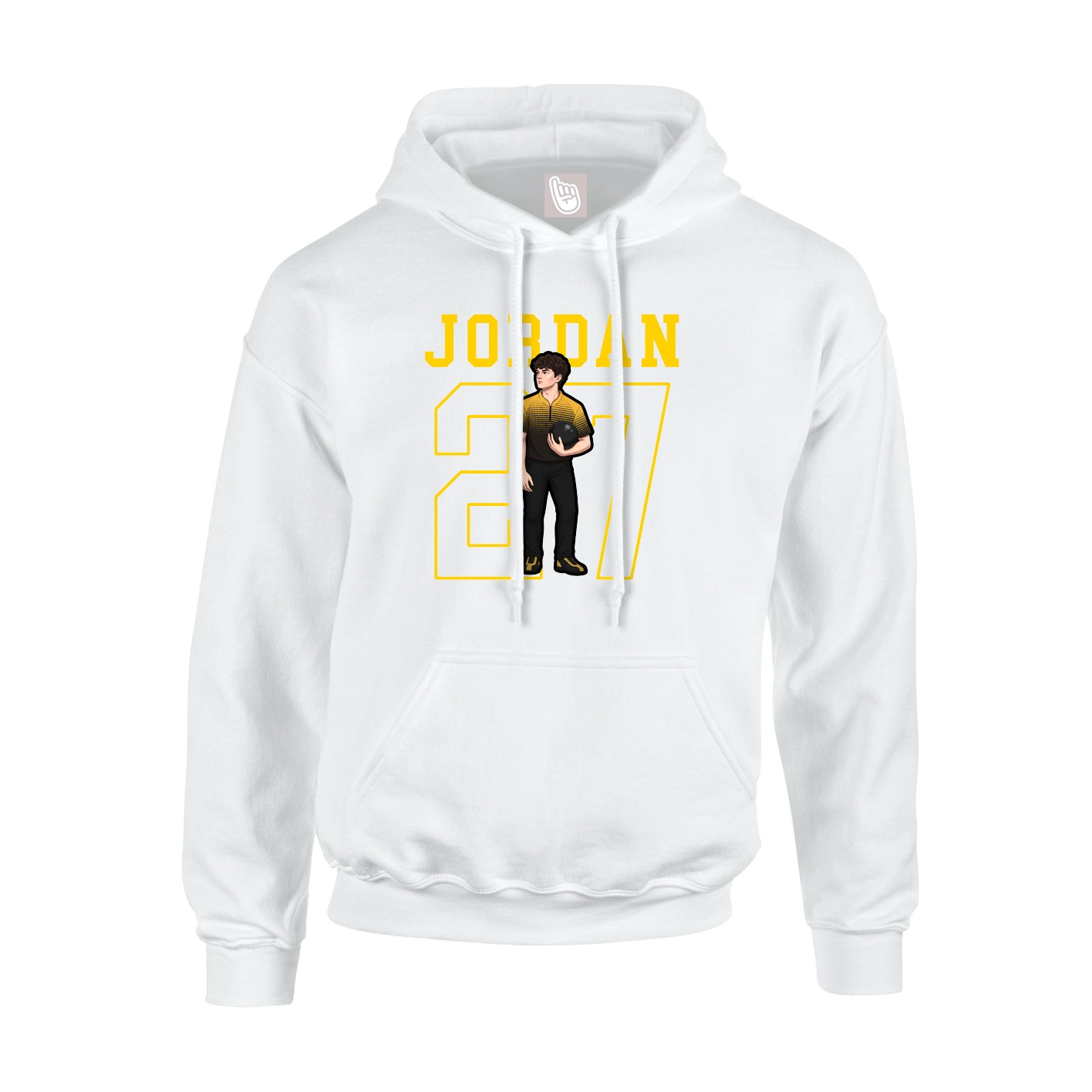Hoodie — Shirsey in White