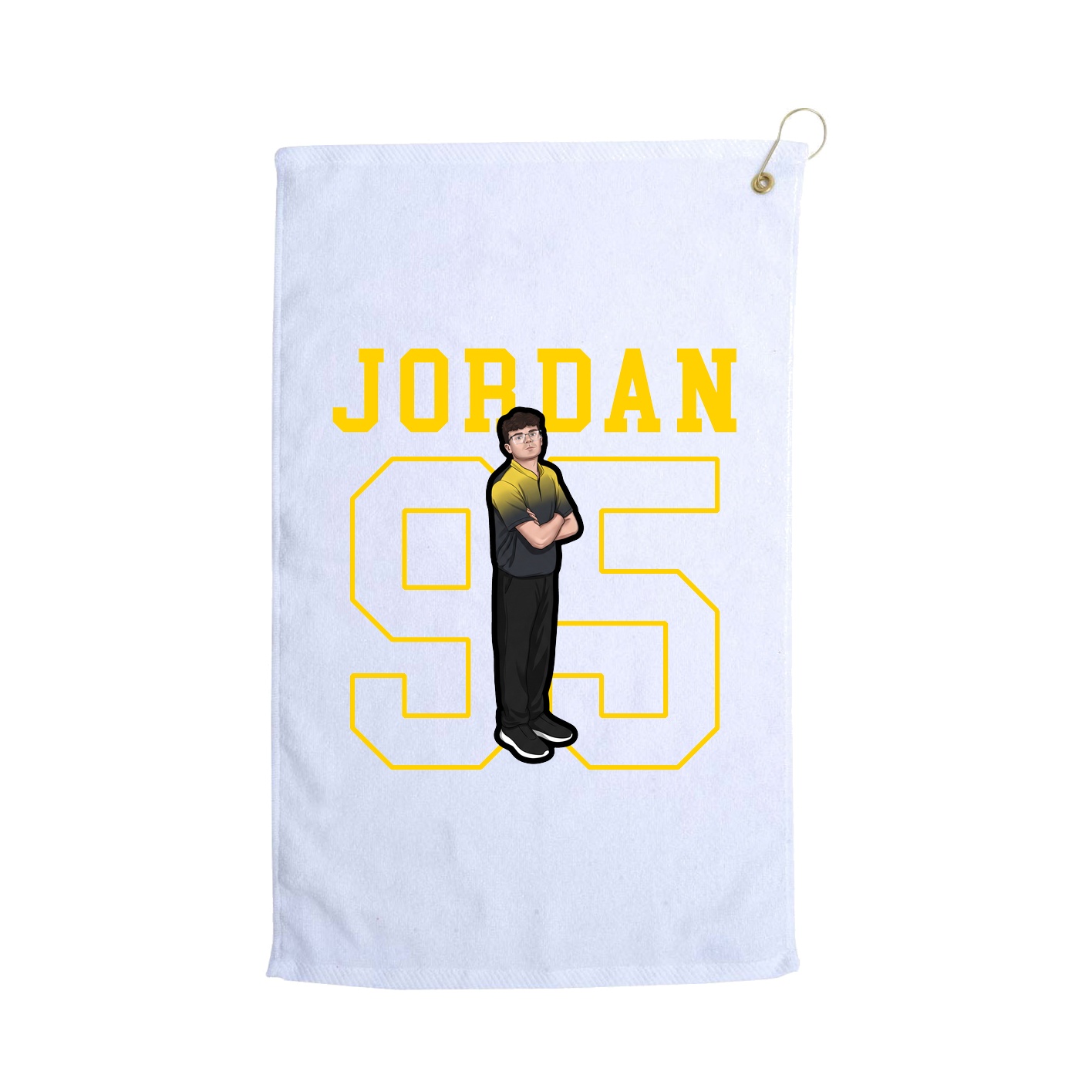 Golf Towel — Shirsey in White
