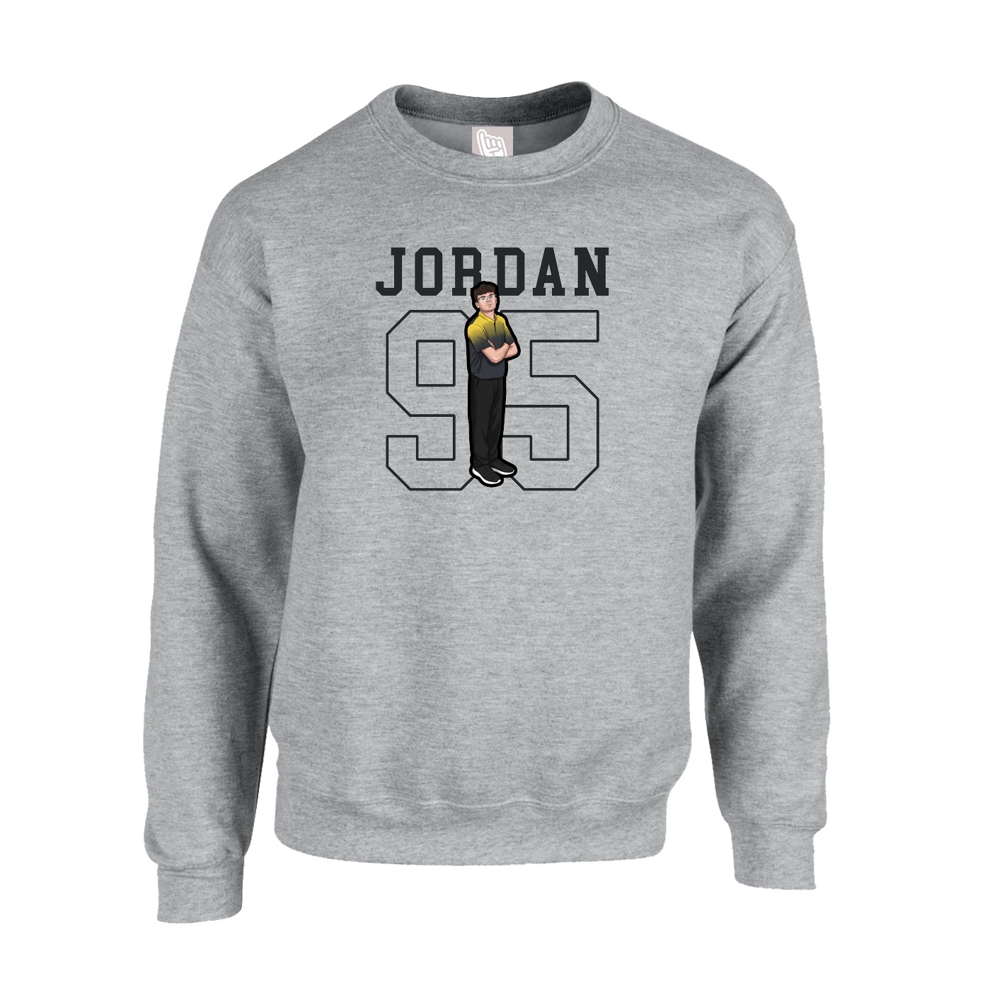 Fleece Crew — Shirsey in Grey